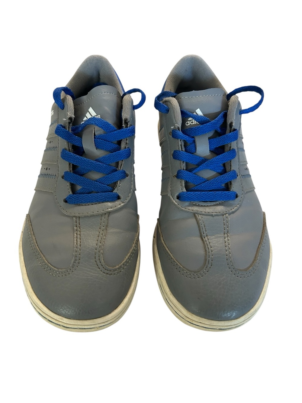 Adidas Addicross V Jr Spikeless Golf Shoe Gray Blue Unisex Kids Size 2.5